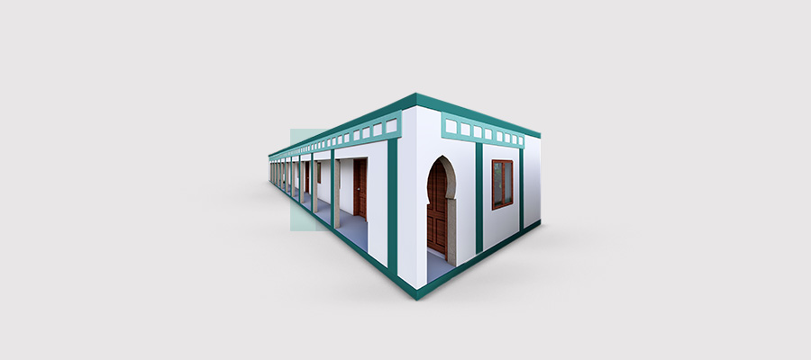 8 classroom school (360 sqm)